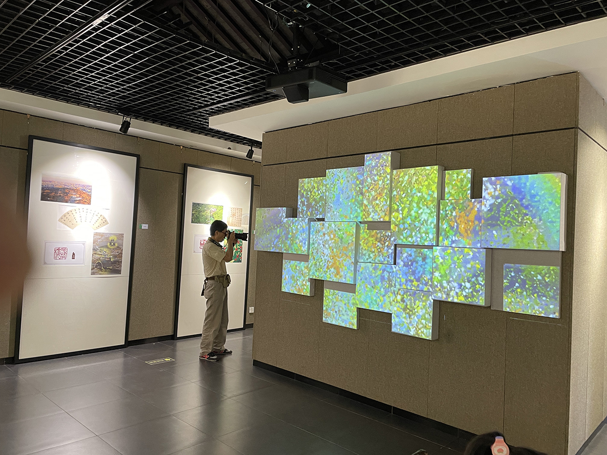 光雕艺术——新虞山十八景投影作品